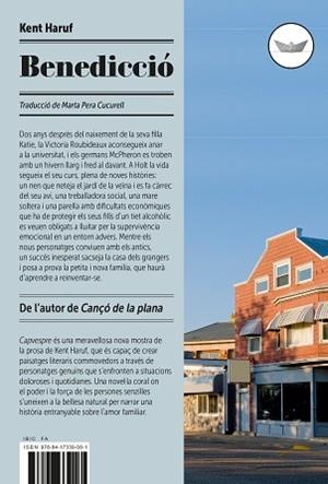 BENEDICCIÓ | 9788417339210 | HARUF, KENT | Llibreria Aqualata | Comprar libros en catalán y castellano online | Comprar libros Igualada
