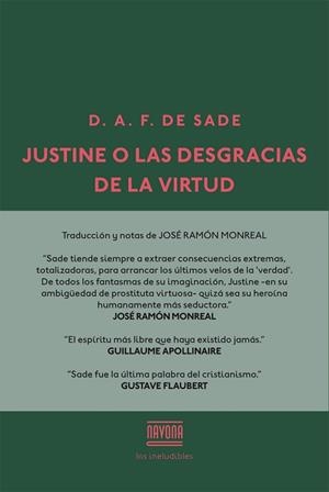JUSTINE O LAS DESGRACIAS DE LA VIRTUD | 9788416259502 | DE SADE, MARQUÉS DONATIEN ALPHONSE FRANÇOISE | Llibreria Aqualata | Comprar llibres en català i castellà online | Comprar llibres Igualada