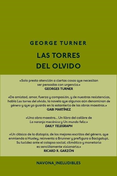 TORRES DEL OLVIDO, LAS | 9788417181499 | TURNER, GEORGE | Llibreria Aqualata | Comprar llibres en català i castellà online | Comprar llibres Igualada