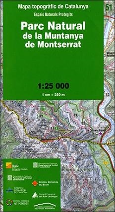 PARC NATURAL DE LA MUNTANYA DE MONTSERRAT - 51 (1:25.000) | 9788439397137 | Llibreria Aqualata | Comprar llibres en català i castellà online | Comprar llibres Igualada