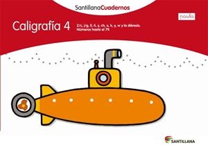 CALIGRAFIA 4 PAUTA SANTILLANA CUADERNOS | 9788468012124 | AA.VV. | Llibreria Aqualata | Comprar libros en catalán y castellano online | Comprar libros Igualada