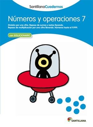 NUMEROS Y OPERACIONES 7 SANTILLANA CUADERNOS | 9788468012339 | AA.VV. | Llibreria Aqualata | Comprar llibres en català i castellà online | Comprar llibres Igualada