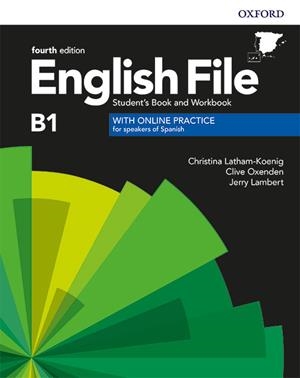 ENGLISH FILE B1 INTERMEDIATE 4TH EDITION. STUDENT'S BOOK AND WORKBOOK WITH KEY PACK | 9780194058063 | LATHAM-KOENIG, CHRISTINA/OXENDEN, CLIVE/LAMBERT, JERRY | Llibreria Aqualata | Comprar llibres en català i castellà online | Comprar llibres Igualada
