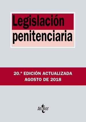 LEGISLACIÓN PENITENCIARIA | 9788430975198 | EDITORIAL TECNOS | Llibreria Aqualata | Comprar llibres en català i castellà online | Comprar llibres Igualada