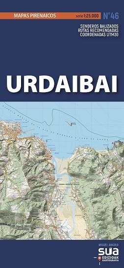 URDAIBAI MAPA 1:25.000 -SUA | 9788482167138 | ANGULO, MIGUEL | Llibreria Aqualata | Comprar llibres en català i castellà online | Comprar llibres Igualada