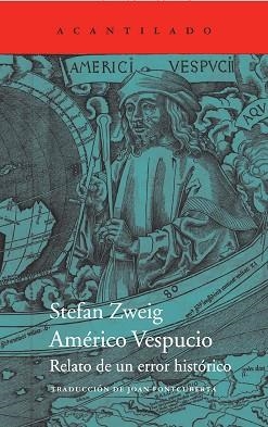 AMÉRICO VESPUCIO | 9788417346508 | ZWEIG, STEFAN | Llibreria Aqualata | Comprar libros en catalán y castellano online | Comprar libros Igualada