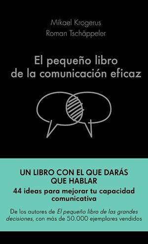 PEQUEÑO LIBRO DE LA COMUNICACIÓN EFICAZ, EL | 9788417568757 | KROGERUS, MIKAEL / TSCHÄPPELER, ROMAN | Llibreria Aqualata | Comprar libros en catalán y castellano online | Comprar libros Igualada