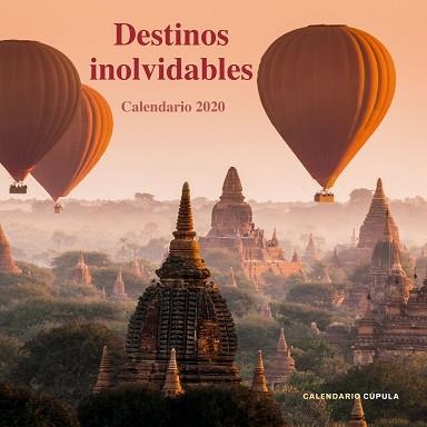 2020 CALENDARIO DESTINOS INOLVIDABLES  | 9788448026219 | AA. VV. | Llibreria Aqualata | Comprar libros en catalán y castellano online | Comprar libros Igualada
