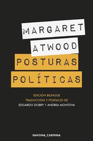 POSTURAS POLÍTICAS | 9788417978136 | MARGARET ATWOOD | Llibreria Aqualata | Comprar libros en catalán y castellano online | Comprar libros Igualada