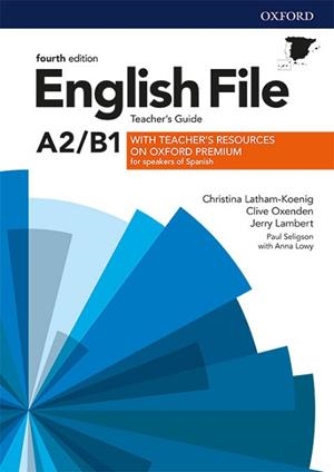 ENGLISH FILE 4TH EDITION A2/B1. TEACHER'S GUIDE + TEACHER'S RESOURCE PACK | 9780194055925 | LATHAM-KOENIG, CHRISTINA/OXENDEN, CLIVE/LAMBERT, JERRY/SELIGSON, PAUL/LOWY, ANNA | Llibreria Aqualata | Comprar llibres en català i castellà online | Comprar llibres Igualada