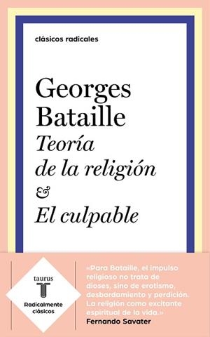 TEORÍA DE LA RELIGIÓN | 9788430619931 | BATAILLE, GEORGES | Llibreria Aqualata | Comprar libros en catalán y castellano online | Comprar libros Igualada