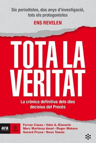 TOTA LA VERITAT | 9788417804183 | CASAS I MANRESA, FERRAN/ANCHUSTEGUI-ECHEARTE I ATIENZA, ODEI/MARTÍNEZ I AMAT, MARC/MATEOS I MIRET, R | Llibreria Aqualata | Comprar libros en catalán y castellano online | Comprar libros Igualada