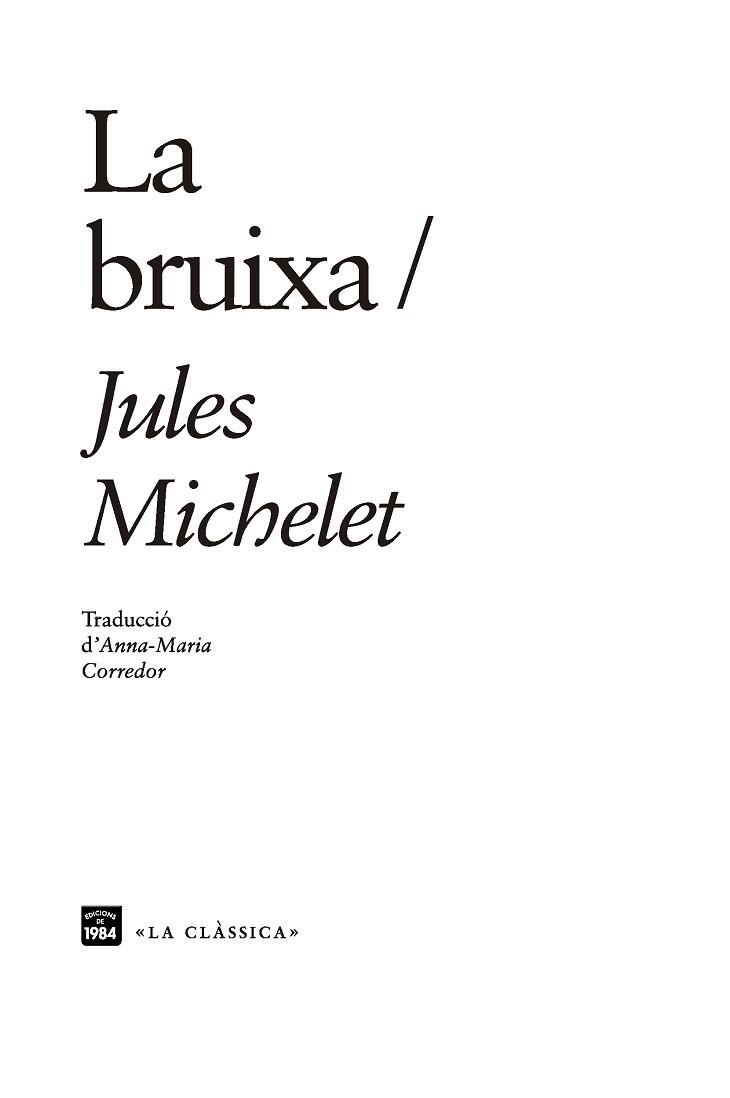 BRUIXA, LA | 9788416987610 | MICHELET, JULES | Llibreria Aqualata | Comprar libros en catalán y castellano online | Comprar libros Igualada