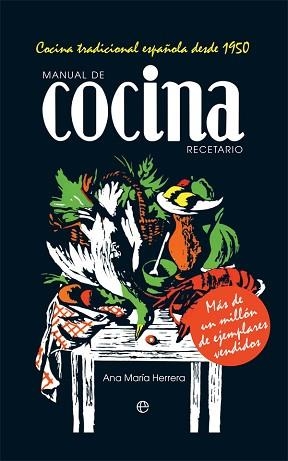 MANUAL DE COCINA. RECETARIO | 9788491646792 | HERRERA, ANA MARÍA | Llibreria Aqualata | Comprar libros en catalán y castellano online | Comprar libros Igualada
