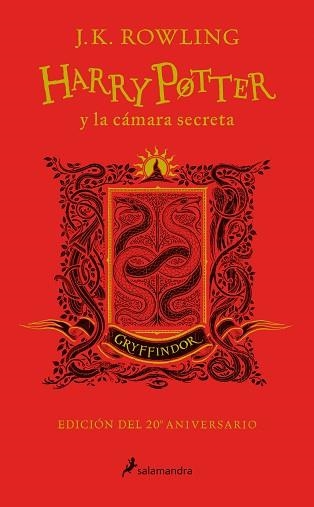 HARRY POTTER Y LA CÁMARA SECRETA. GRYFFINDOR (ROJO) | 9788498389715 | ROWLING, J. K. | Llibreria Aqualata | Comprar libros en catalán y castellano online | Comprar libros Igualada