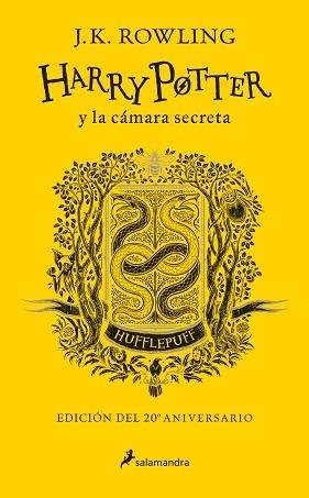 HARRY POTTER Y LA CÁMARA SECRETA. HUFFLEPUFF (AMARILLO) | 9788498389739 | ROWLING, J. K. | Llibreria Aqualata | Comprar libros en catalán y castellano online | Comprar libros Igualada