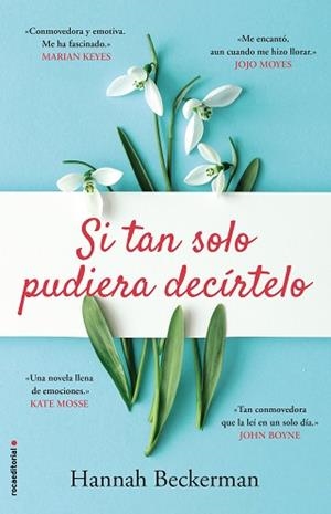 SI TAN SOLO PUDIERA DECÍRTELO | 9788417805210 | BECKERMAN, HANNAH | Llibreria Aqualata | Comprar libros en catalán y castellano online | Comprar libros Igualada