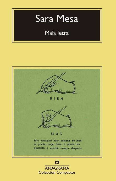 MALA LETRA | 9788433960580 | MESA, SARA | Llibreria Aqualata | Comprar libros en catalán y castellano online | Comprar libros Igualada