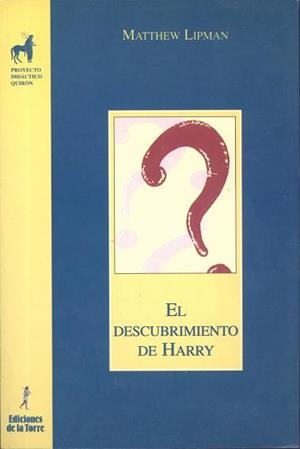 DESCUBRIMIENTO DE HARRY, EL | 9788486587413 | LIPMAN, MATTHEW | Llibreria Aqualata | Comprar libros en catalán y castellano online | Comprar libros Igualada