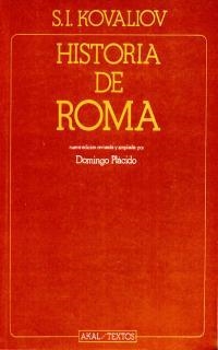 HISTORIA DE ROMA | 9788476004722 | KOVALIOV, S.I. | Llibreria Aqualata | Comprar libros en catalán y castellano online | Comprar libros Igualada