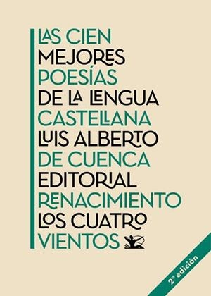 CIEN MEJORES POESÍAS DE LA LENGUA CASTELLANA, LAS | 9788417950637 | CUENCA, LUIS ALBERTO DE (ED) | Llibreria Aqualata | Comprar libros en catalán y castellano online | Comprar libros Igualada