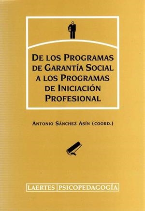 DE LOS PROGRAMAS DE GARANTIA SOCIAL A LOS PROGRAMAS DE INICI | 9788475845241 | SÁNCHEZ ASÍN, ANTONIO | Llibreria Aqualata | Comprar llibres en català i castellà online | Comprar llibres Igualada