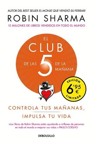 CLUB DE LAS 5 DE LA MAÑANA, EL (EDICIÓN LIMITADA) | 9788466350051 | SHARMA, ROBIN | Llibreria Aqualata | Comprar libros en catalán y castellano online | Comprar libros Igualada