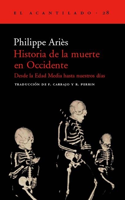 HISTORIA DE LA MUERTE EN OCCIDENTE | 9788495359179 | ARIES, PHILIPE | Llibreria Aqualata | Comprar llibres en català i castellà online | Comprar llibres Igualada