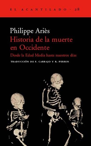 HISTORIA DE LA MUERTE EN OCCIDENTE | 9788495359179 | ARIES, PHILIPE | Llibreria Aqualata | Comprar llibres en català i castellà online | Comprar llibres Igualada