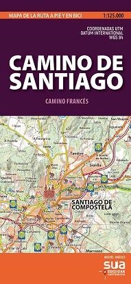 CAMINO DE SANTIAGO. CAMINO FRANCÉS (1:125 000) | 9788482167473 | ANGULO, MIGUEL | Llibreria Aqualata | Comprar libros en catalán y castellano online | Comprar libros Igualada