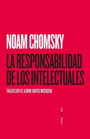 RESPONSABILIDAD DE LOS INTELECTUALES, LA | 9788418342028 | CHOMSKY, NOAM | Llibreria Aqualata | Comprar llibres en català i castellà online | Comprar llibres Igualada