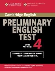 CAMBRIDGE PRELIMINARY ENGLISH TEST 4 STUDENT'S BOOK WITH ANS | 9780521755283 | Llibreria Aqualata | Comprar libros en catalán y castellano online | Comprar libros Igualada