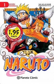 NARUTO 1 (EDICIÓN 1,95) | 9788416401932 | KISHIMOTO, MASASHI | Llibreria Aqualata | Comprar libros en catalán y castellano online | Comprar libros Igualada