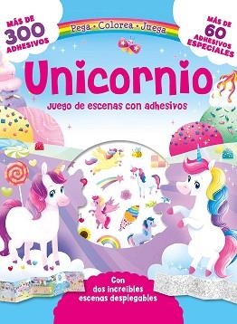 UNICORNIO, JUEGO DE ESCENAS CON ADHESIVOS | 9788491679301 | AA.VV | Llibreria Aqualata | Comprar libros en catalán y castellano online | Comprar libros Igualada