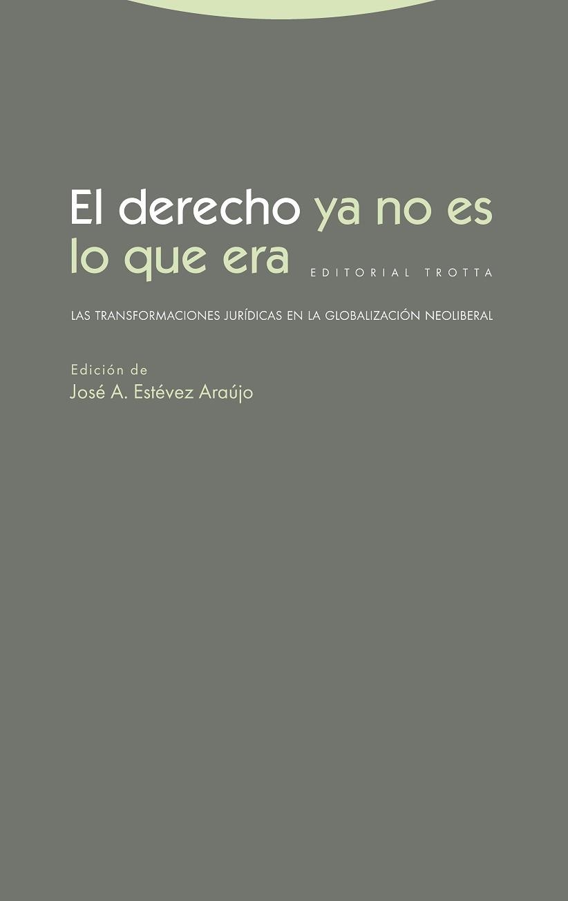 DERECHO YA NO ES LO QUE ERA, EL | 9788498799934 | Llibreria Aqualata | Comprar libros en catalán y castellano online | Comprar libros Igualada