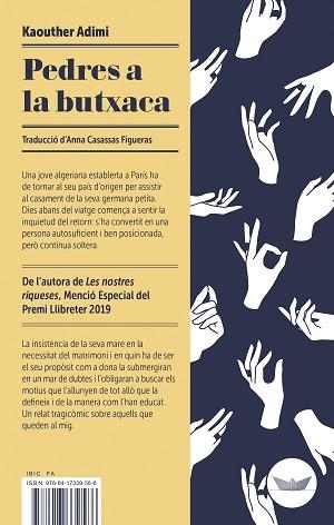 PEDRES A LA BUTXACA | 9788417339586 | ADIMI, KAOUTHER | Llibreria Aqualata | Comprar libros en catalán y castellano online | Comprar libros Igualada