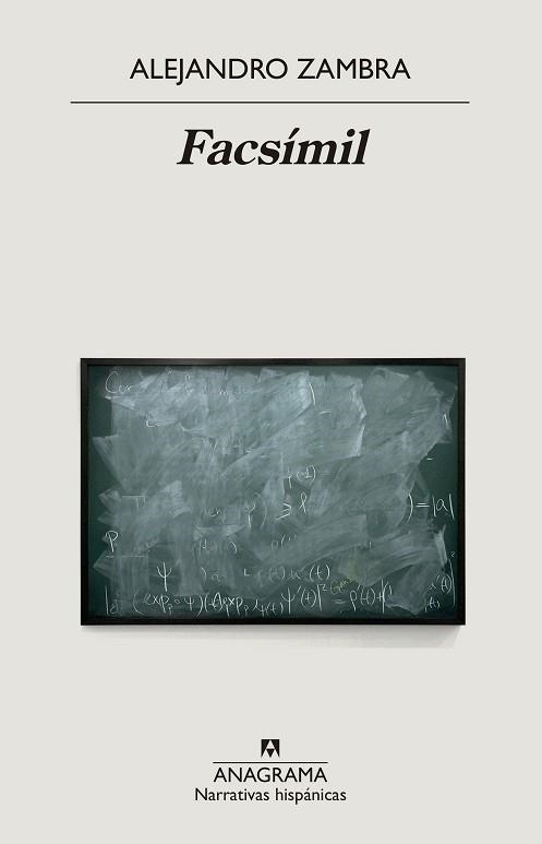 FACSÍMIL | 9788433999122 | ZAMBRA, ALEJANDRO | Llibreria Aqualata | Comprar llibres en català i castellà online | Comprar llibres Igualada