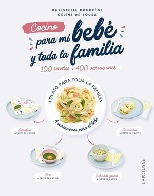 COCINO PARA MI BEBÉ Y TODA LA FAMILIA | 9788418100826 | COURRÈGE, CHRISTELLE / DE SOUSA, CÉLINA | Llibreria Aqualata | Comprar llibres en català i castellà online | Comprar llibres Igualada