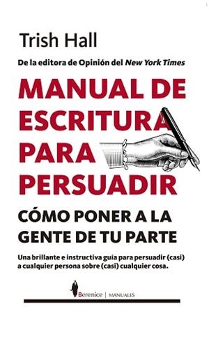 MANUAL DE ESCRITURA PARA PERSUADIR | 9788418578519 | HALL, TRISH  | Llibreria Aqualata | Comprar libros en catalán y castellano online | Comprar libros Igualada