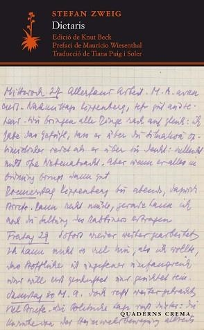 DIETARIS | 9788477276265 | ZWEIG, STEFAN | Llibreria Aqualata | Comprar llibres en català i castellà online | Comprar llibres Igualada