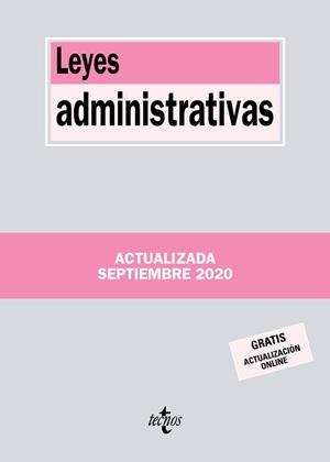 LEYES ADMINISTRATIVAS | 9788430980079 | EDITORIAL TECNOS | Llibreria Aqualata | Comprar llibres en català i castellà online | Comprar llibres Igualada