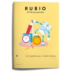 COMPETENCIA MATEMÁTICA RUBIO 2 | 9788416744114 | VARIOS AUTORES | Llibreria Aqualata | Comprar libros en catalán y castellano online | Comprar libros Igualada