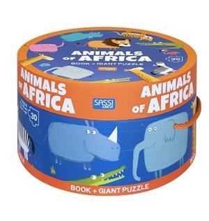 ANIMALES DE AFRICA, LOS. CAJAS REDONDAS. CON PUZZLE EDIC. ILUSTRADO (ESPAÑOL) | 9788418127489 | M. GAULE | Llibreria Aqualata | Comprar llibres en català i castellà online | Comprar llibres Igualada