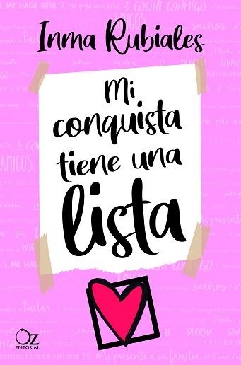 MI CONQUISTA TIENE UNA LISTA | 9788417525651 | RUBIALES, INMA | Llibreria Aqualata | Comprar llibres en català i castellà online | Comprar llibres Igualada