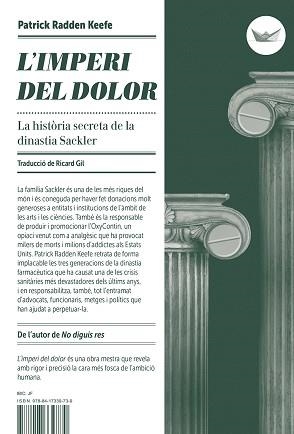 IMPERI DEL DOLOR, L' | 9788417339739 | KEEFE, PATRICK RADDEN | Llibreria Aqualata | Comprar libros en catalán y castellano online | Comprar libros Igualada
