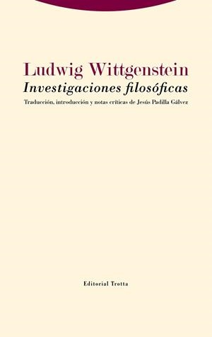 INVESTIGACIONES FILOSÓFICAS | 9788413640204 | WITTGENSTEIN, LUDWIG | Llibreria Aqualata | Comprar llibres en català i castellà online | Comprar llibres Igualada