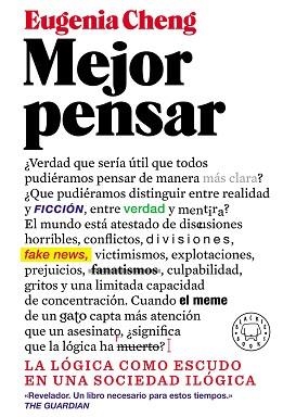 MEJOR PENSAR | 9788418733451 | CHENG, EUGENIA | Llibreria Aqualata | Comprar libros en catalán y castellano online | Comprar libros Igualada