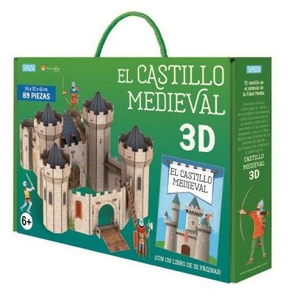 CASTILLO MEDIEVAL. 3D CARTON. CON MAQUETA. EDIC. ILUSTRADO (ESPAÑOL) | 9788418127519 | Llibreria Aqualata | Comprar llibres en català i castellà online | Comprar llibres Igualada