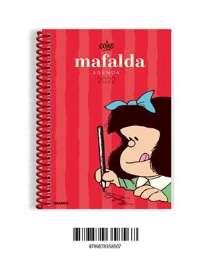 2022 AGENDA MAFALDA ANILLADA ROJA | 9789878358567 | QUINO | Llibreria Aqualata | Comprar llibres en català i castellà online | Comprar llibres Igualada