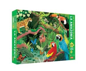 AMAZONAS. 220 PIEZAS. CON PUZZLE. EDIC. ILUSTRADO (ESPAÑOL) | 9788418127496 | V. BONAGURO/E. LORENZI | Llibreria Aqualata | Comprar llibres en català i castellà online | Comprar llibres Igualada